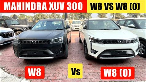 xuv 300 w8 vs w8 optional|xuv 300 variants comparison.